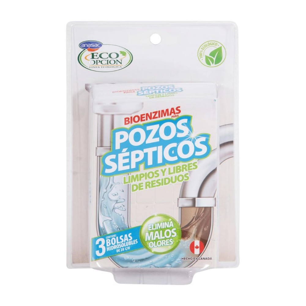 Bioenzima Pozos Sépticos Anasac 3 Bolsas