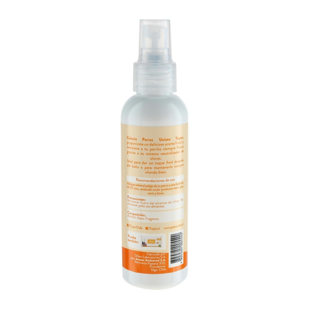 Colonia para Mascotas Unisex Traper 140 ml (etiqueta)