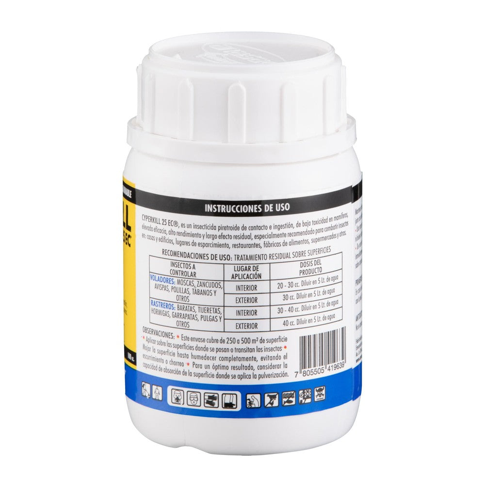 Insecticida Cyperkill 25 EC Anasac 100 cc (etiqueta)