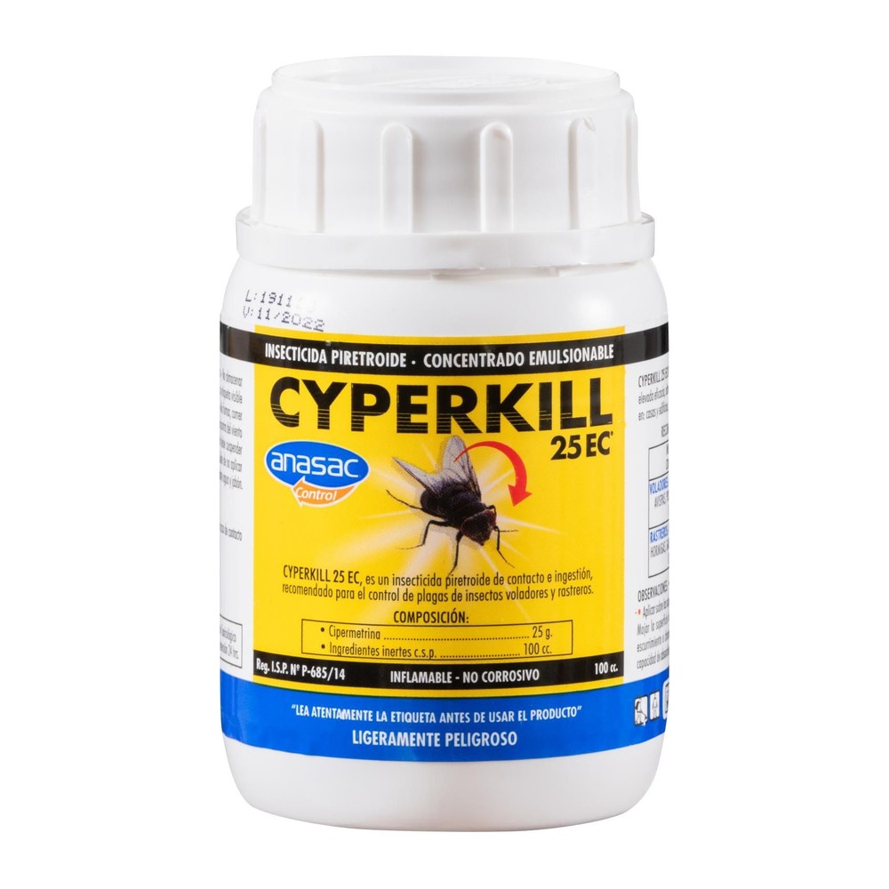 Insecticida Cyperkill 25 EC Anasac 100 cc
