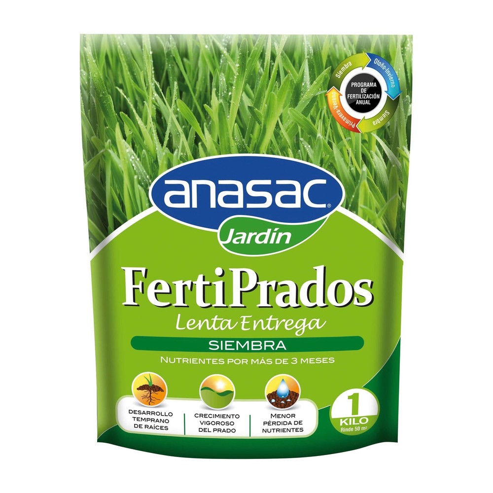 Fertilizante Ferti Prados Starter Lenta Entrega Anasac 1 kg