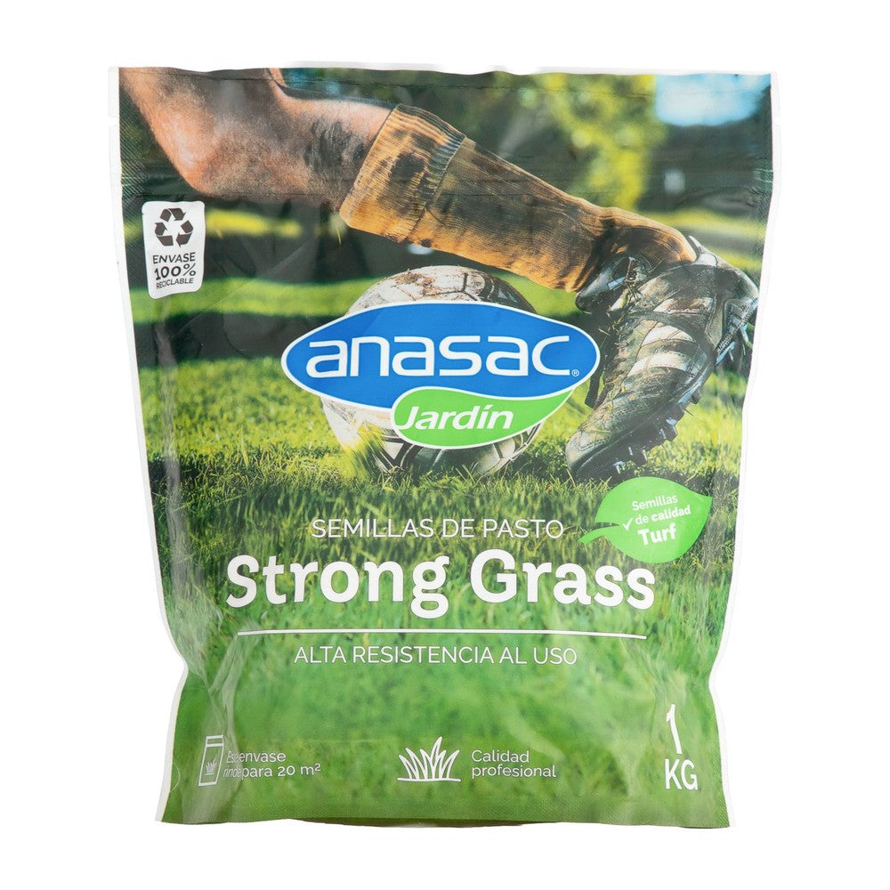 Semillas de Pasto Mezcla Strong Grass Retail Anasac 1 kg
