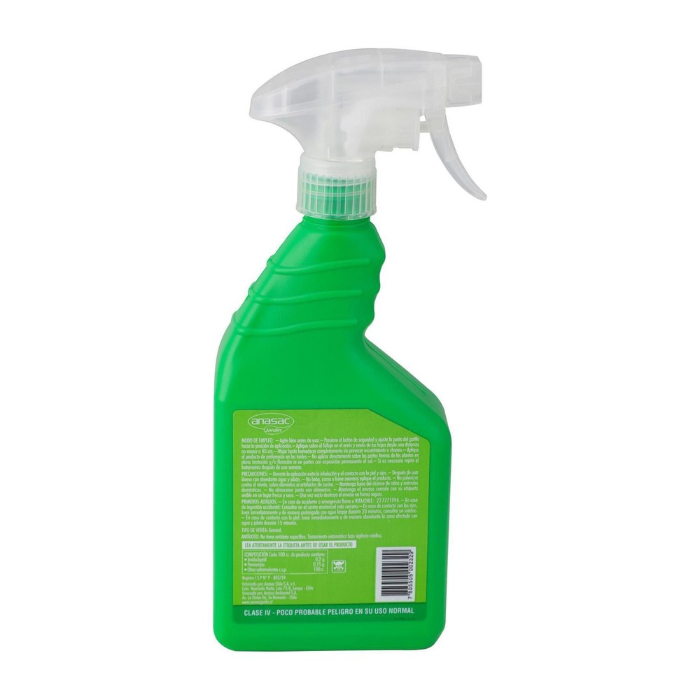 Insecticida Pulgones Listo para Usar Anasac 500 cc (etiqueta)
