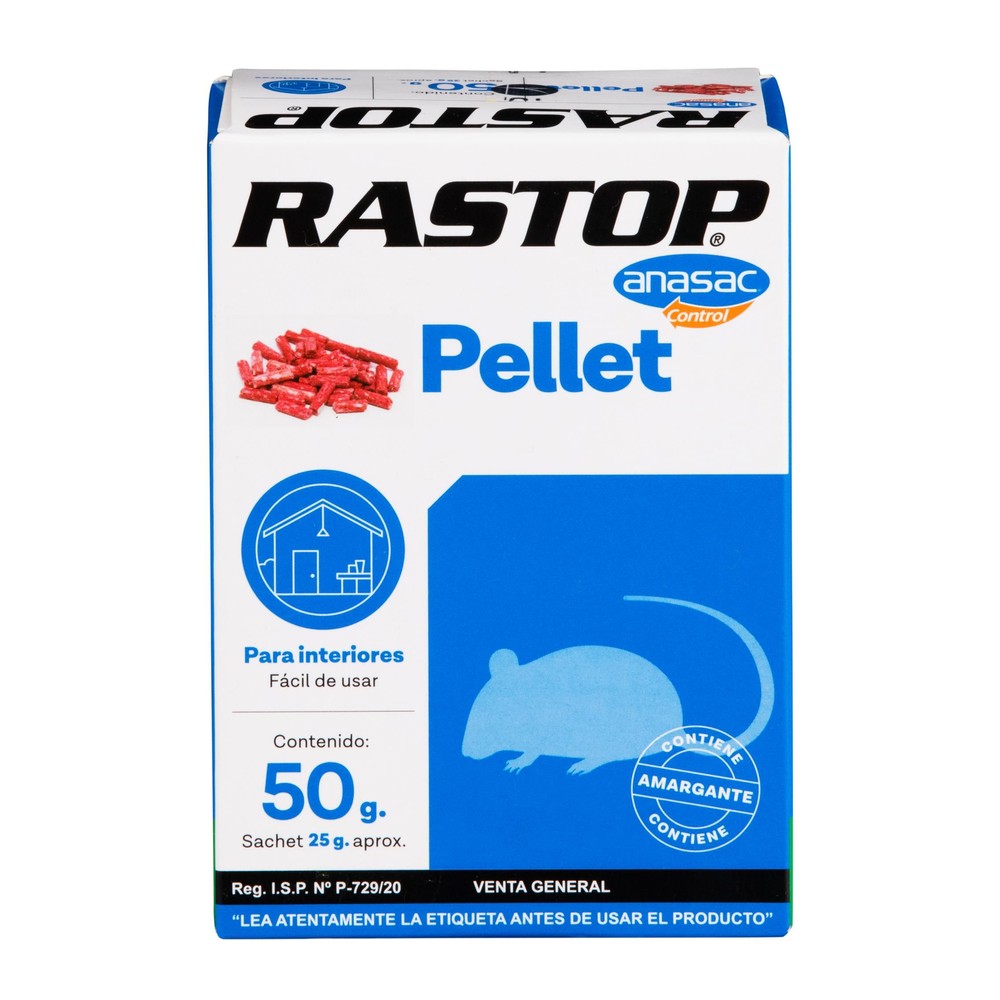 Raticida Rastop Pellet Anasac 50 g