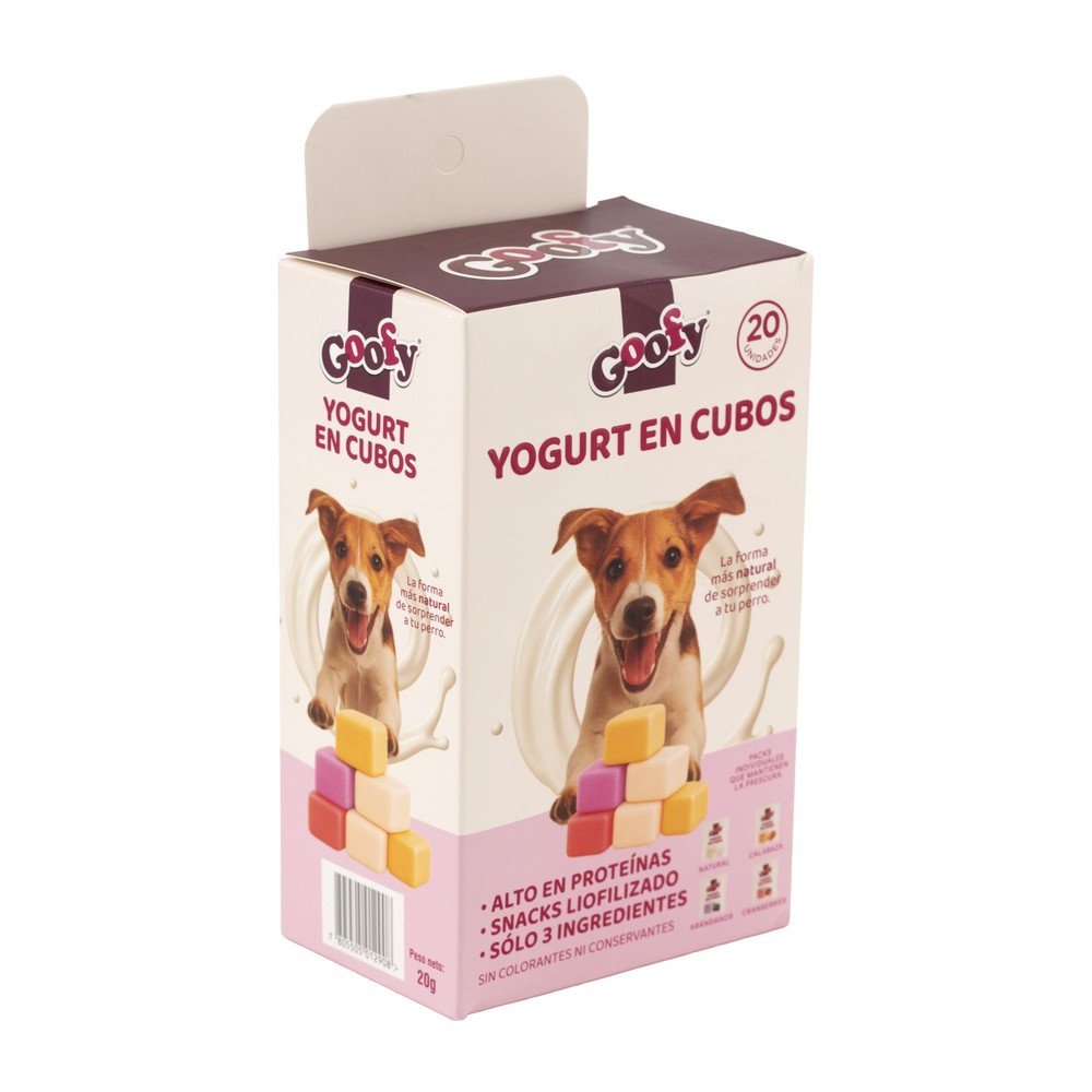 Snack Natural para Perros Yogurt Goofy 20 Unidades