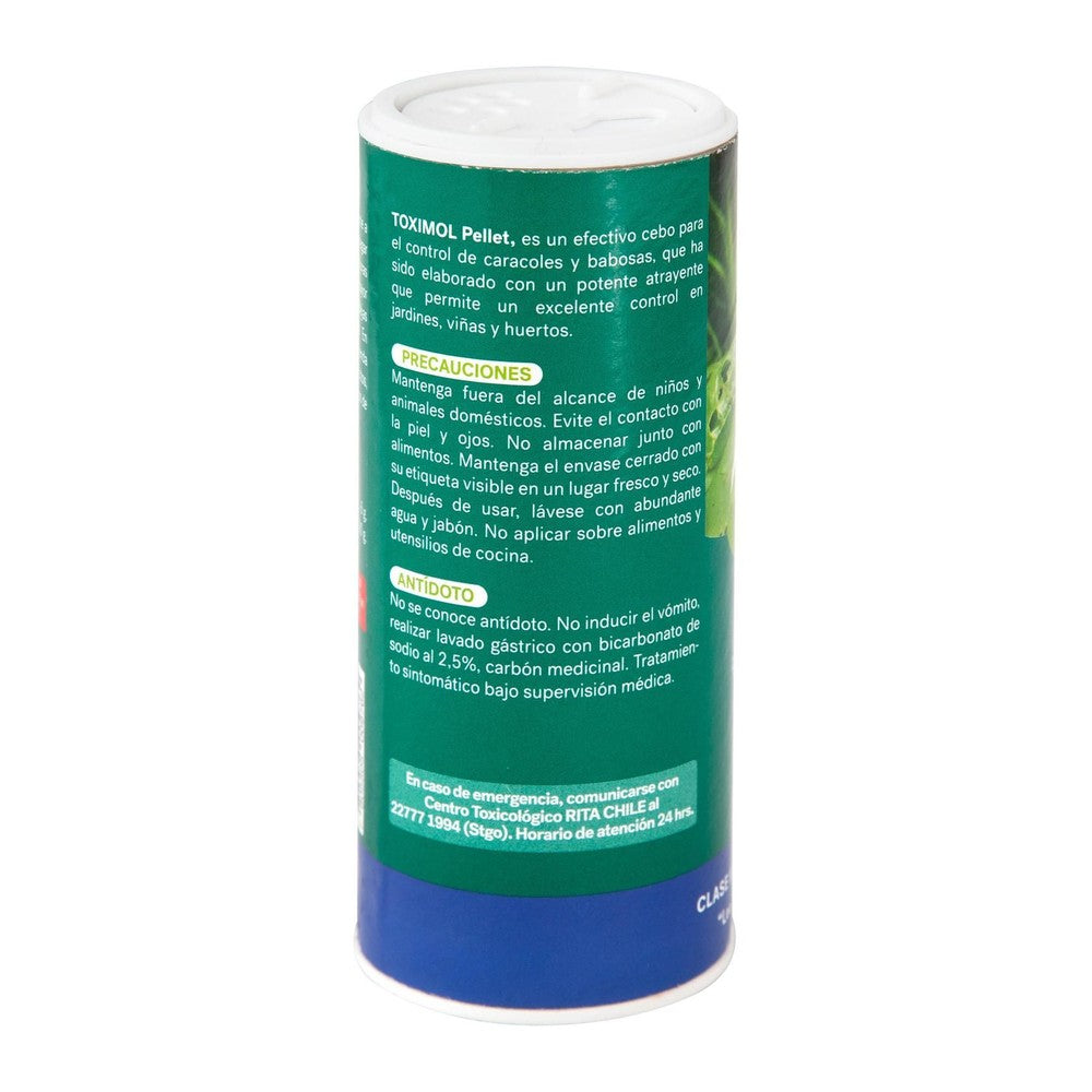Molusquicida Toximol Pellet para Caracoles y Babosas Anasac 100 g (etiqueta)