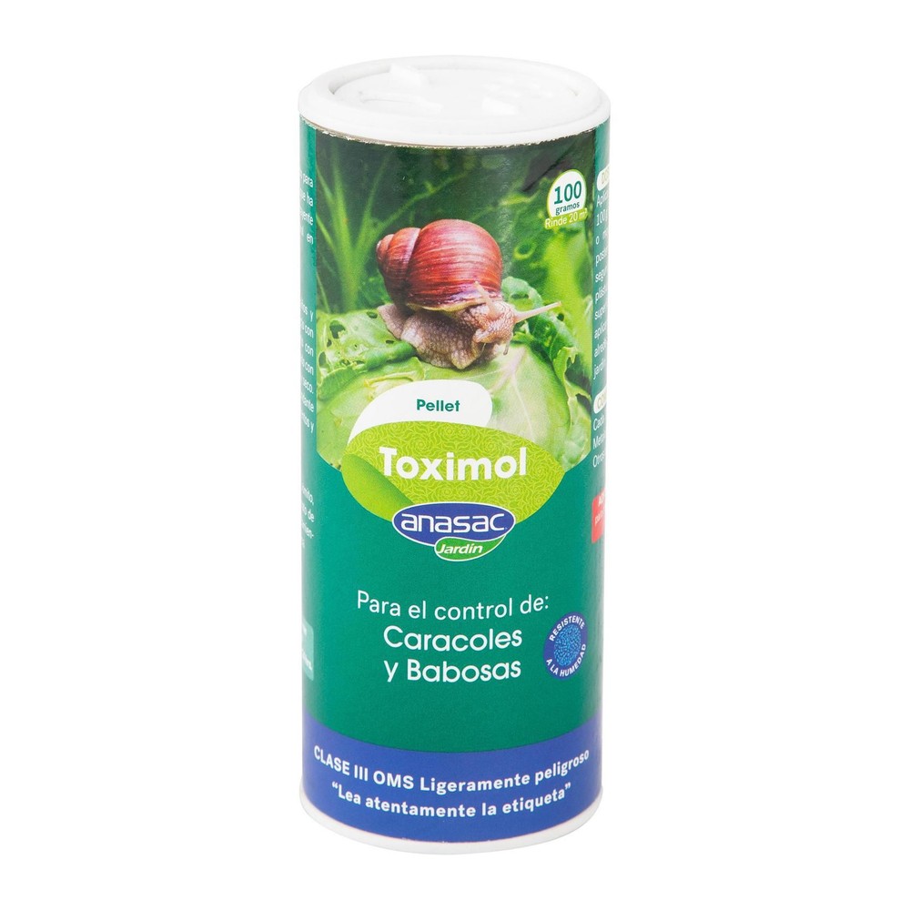 Molusquicida Toximol Pellet para Caracoles y Babosas Anasac 100 g