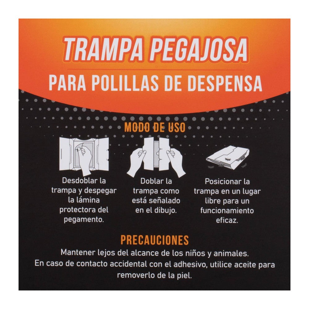 Trampa para Polillas de Despensa Anasac 2 Unidades (etiqueta)